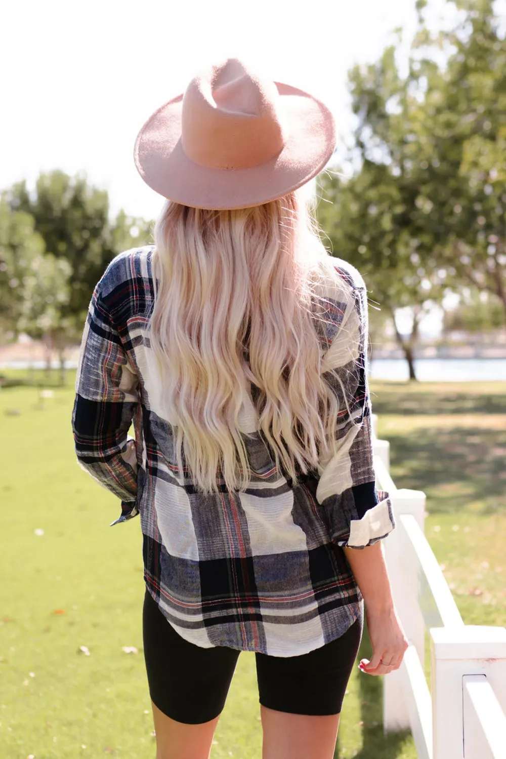 Plaid Button Up Long Sleeve Shirt, image 2