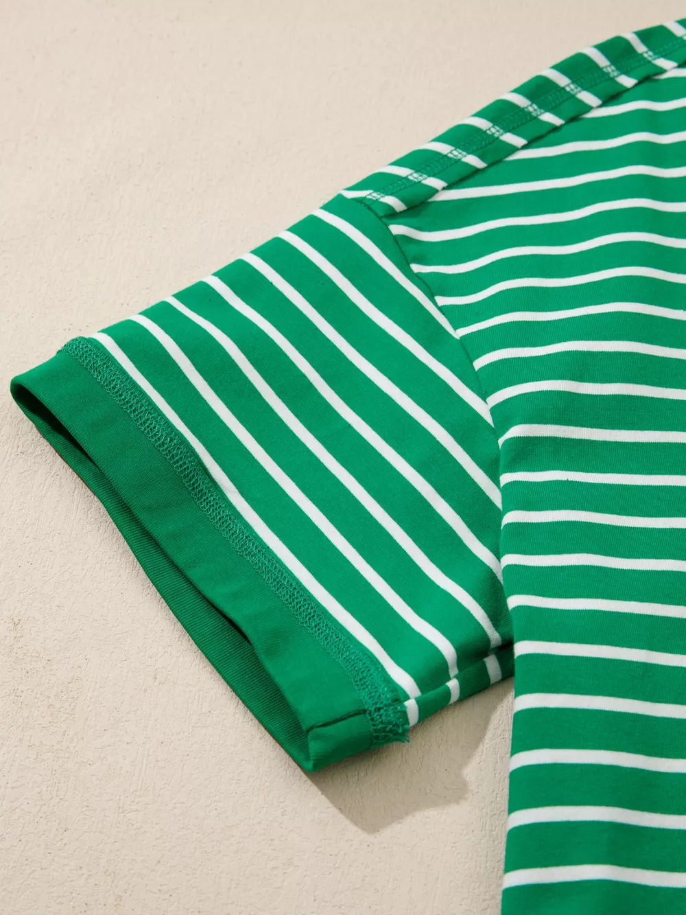 Striped Short Sleeve Relaxed-Fit T-Shirt, image 12