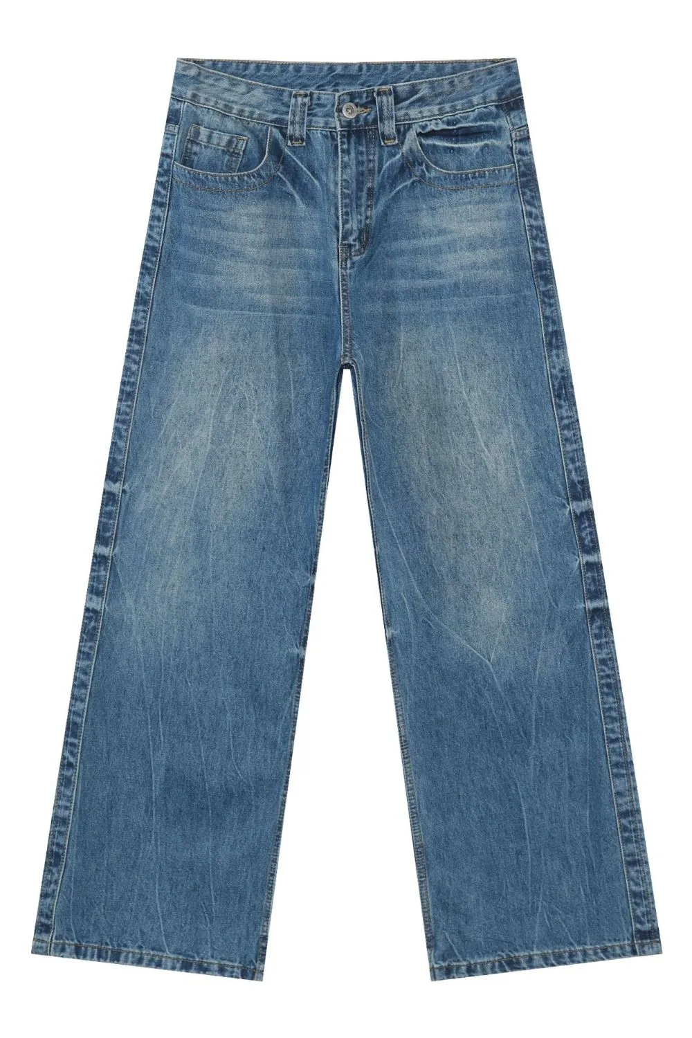 Men's Mid Rise Loose Fit Jeans, image 5