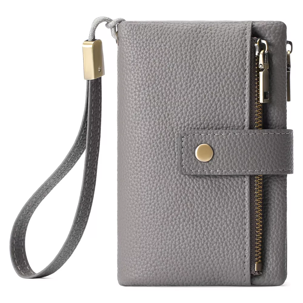 Solid Color Leather Wallet, image 6