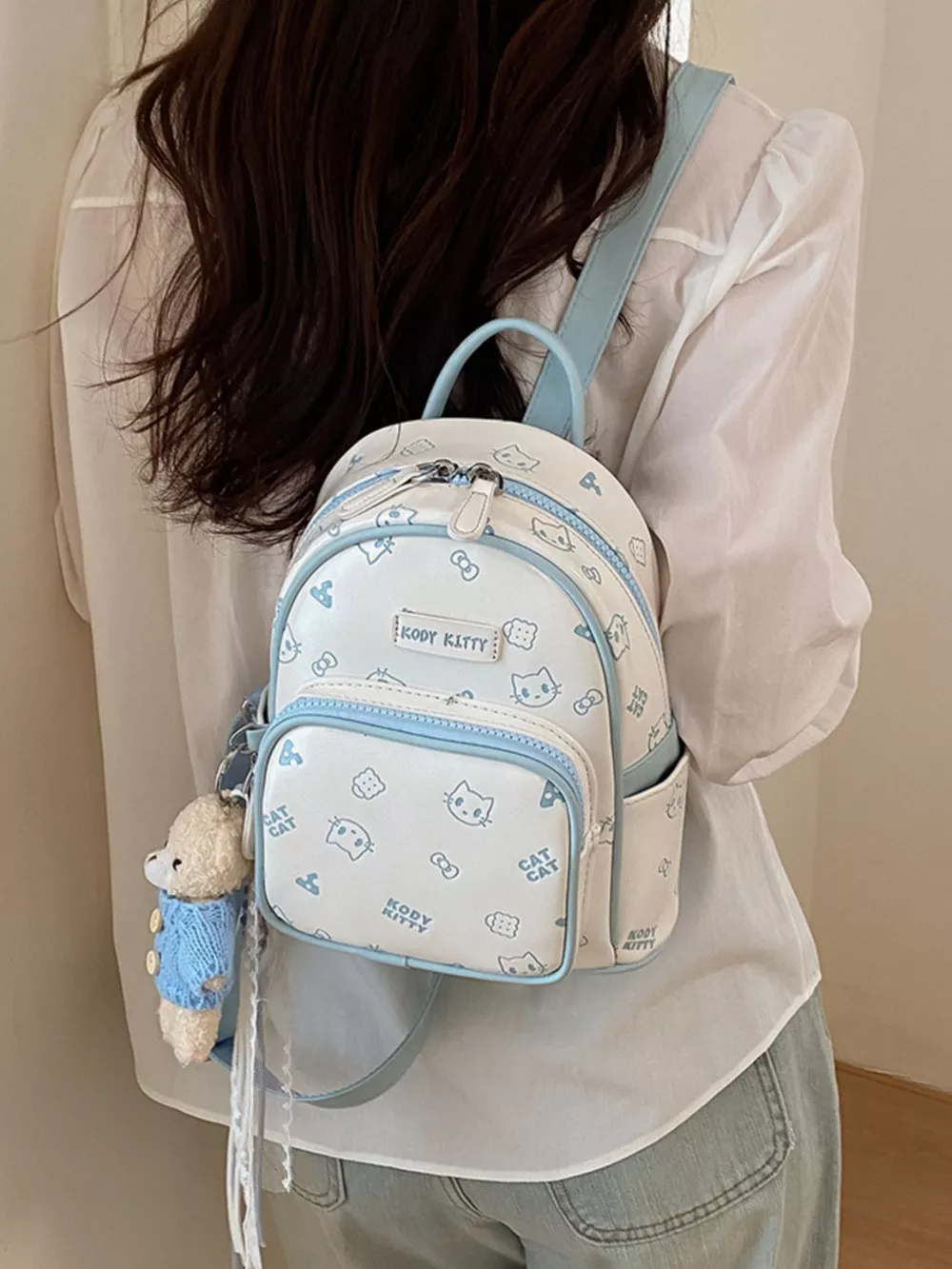 Cartoon Pattern Backpack Bag, image 4