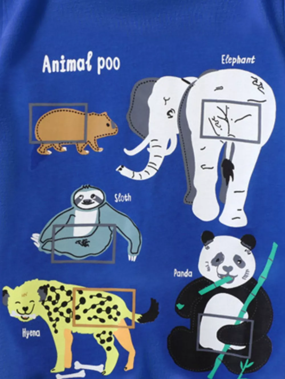 Children's Animal Print Crew Neck Short Sleeve T-Shirt, image 4