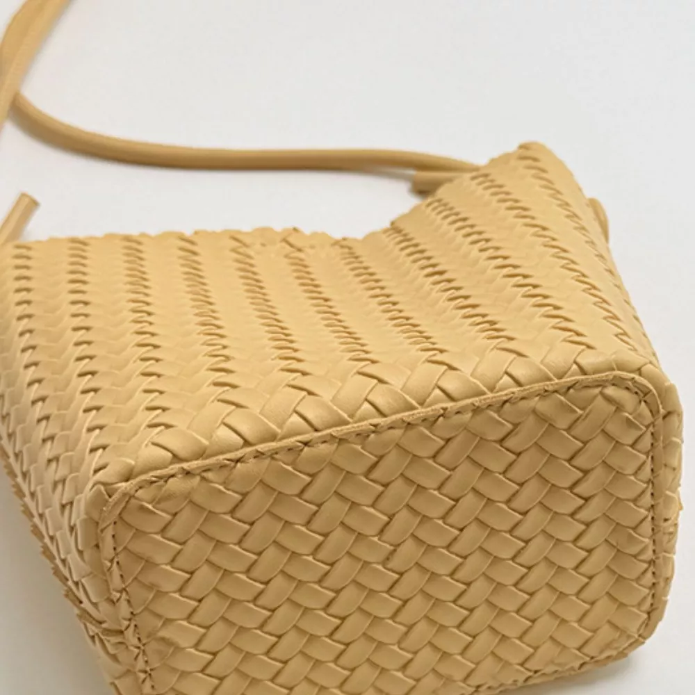 Woven Straw Crossbody Bag, image 7