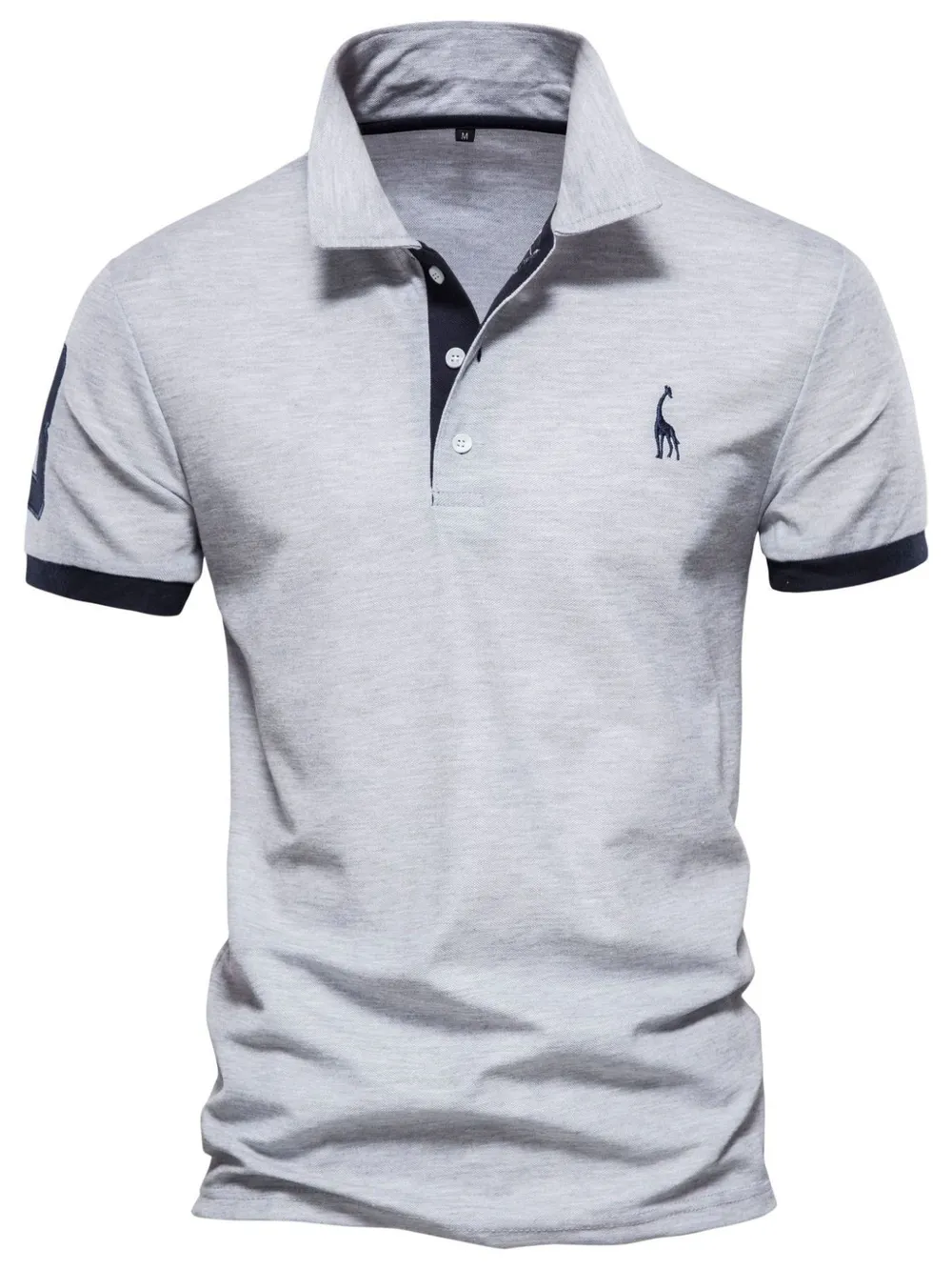 Men's Full Size Contrast Trim Classic Polo Shirt Plus Size, image 10
