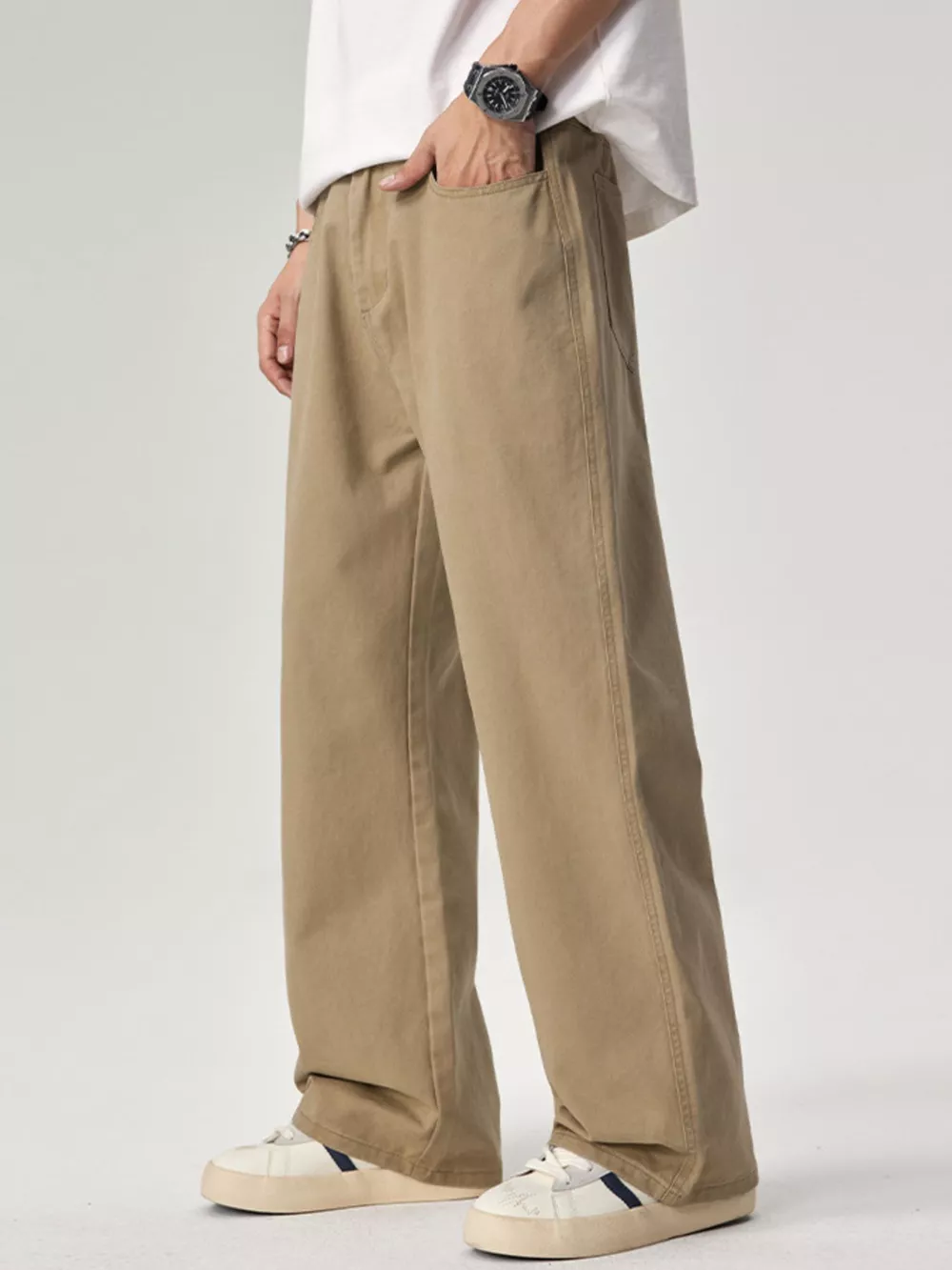 Men's Plus Size Wide Leg Pants, image 13