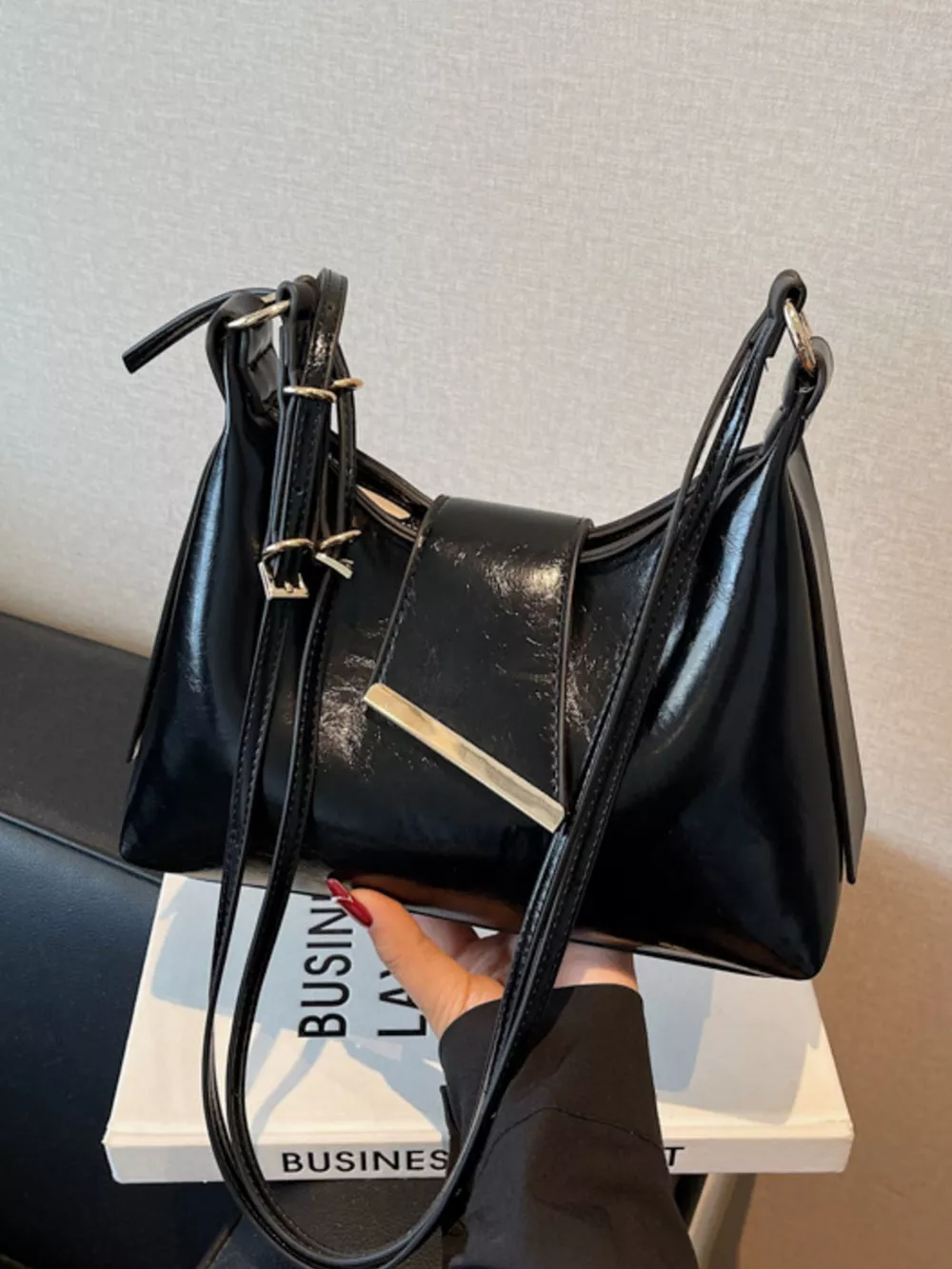 Adjustable Strap Crossbody Bag, image 3