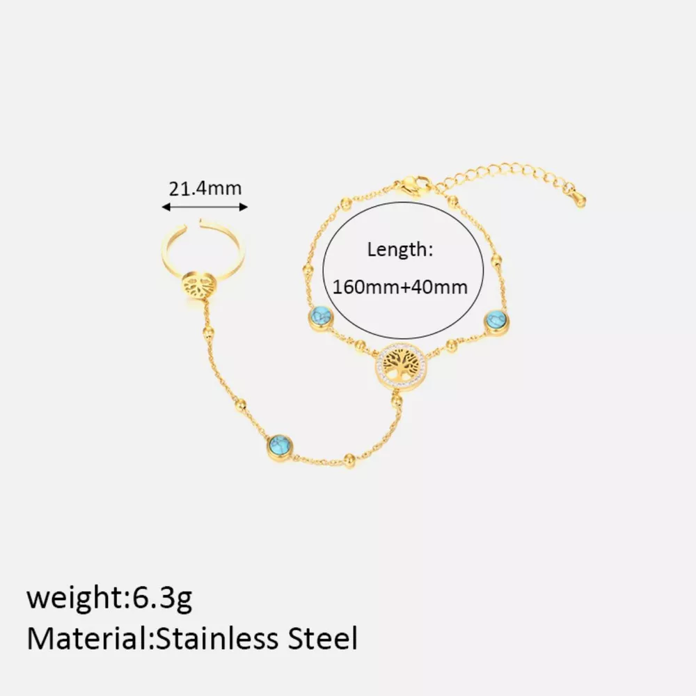 18K Gold-Plated Chain Bracelet, image 11