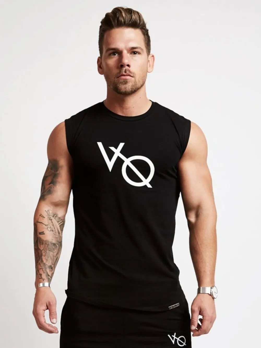 Men's Round Neck Tank, image 7