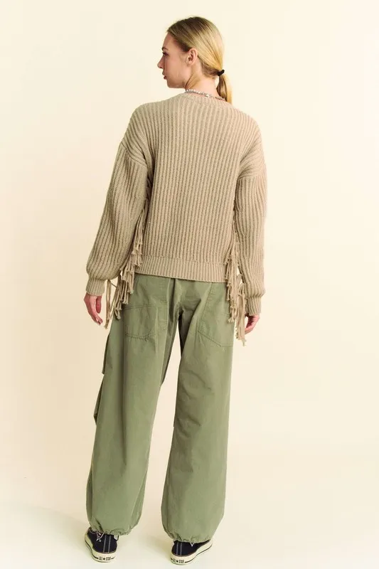 Drawstring Baggy Pants with Pockets, image 2