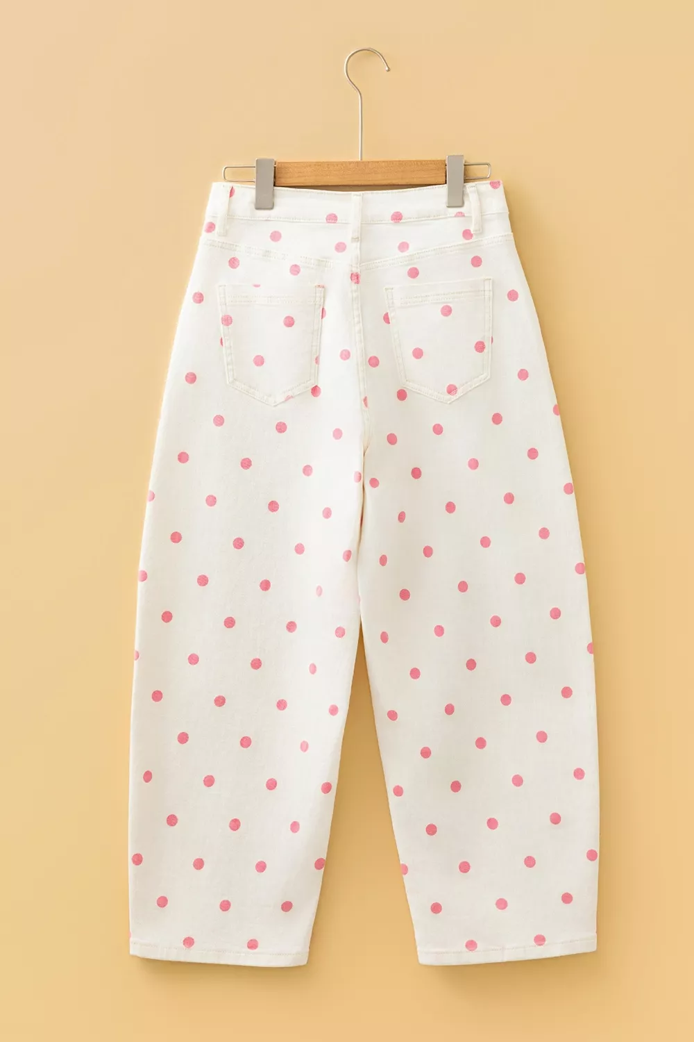 Polka Dot Wide-Leg Jeans, image 7