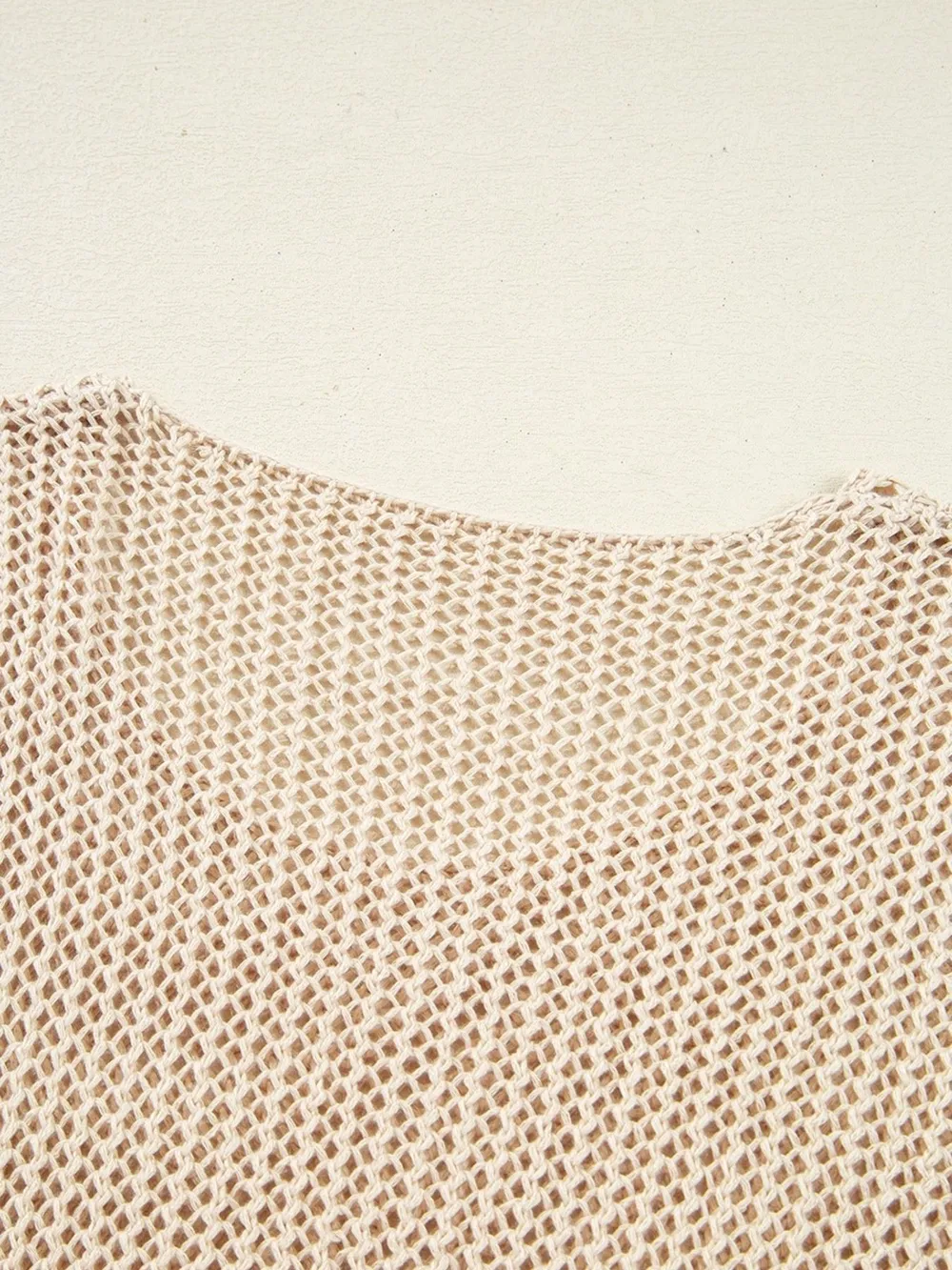 Lightweight Openwork Knit Cover Up, image 2