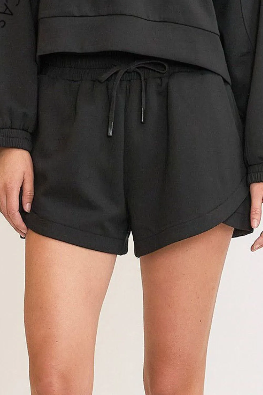 Full Size Drawstring Sweatshorts with Pockets Plus Size, image 3
