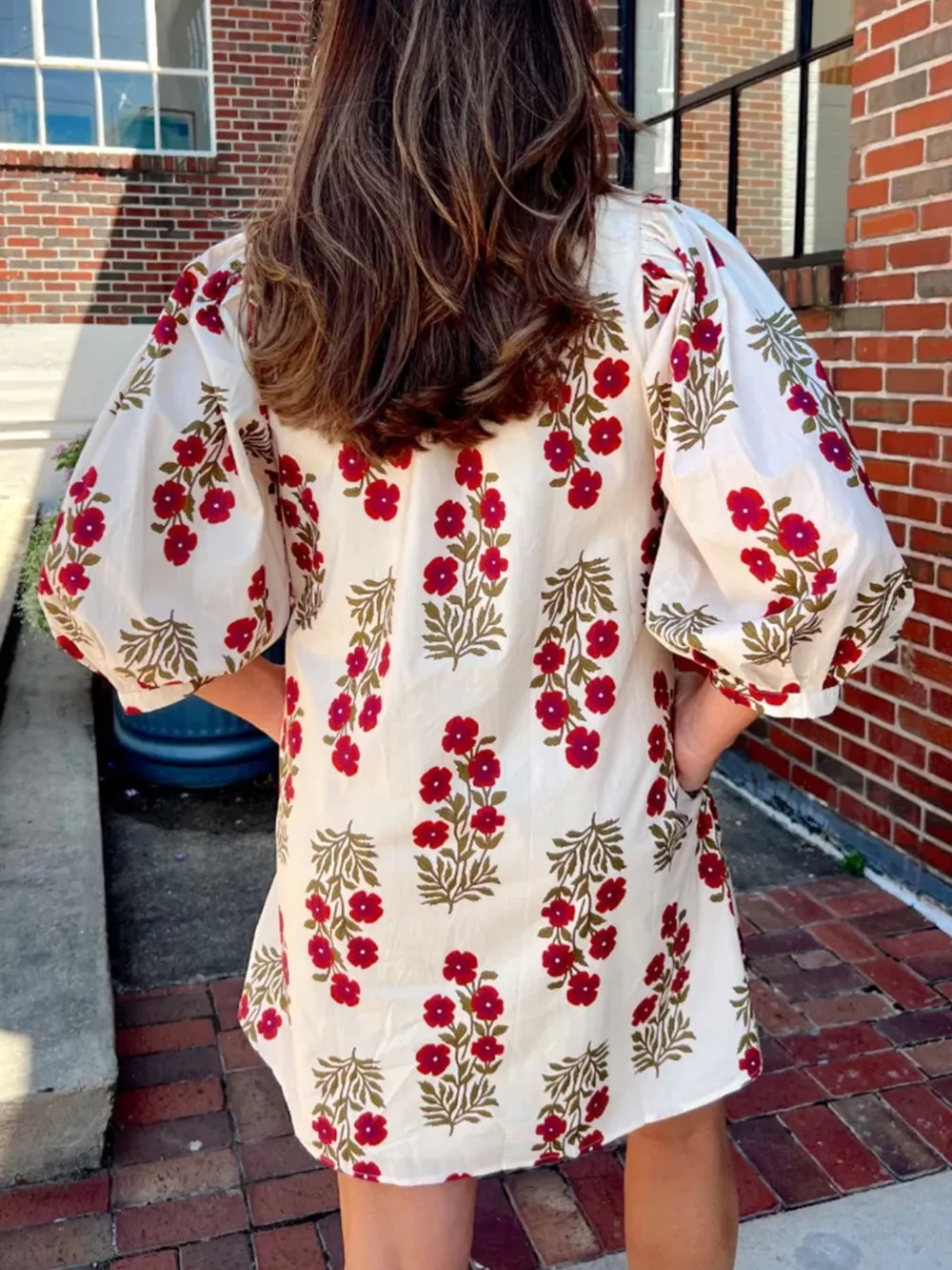 Floral Print Casual Mini Dress, image 6