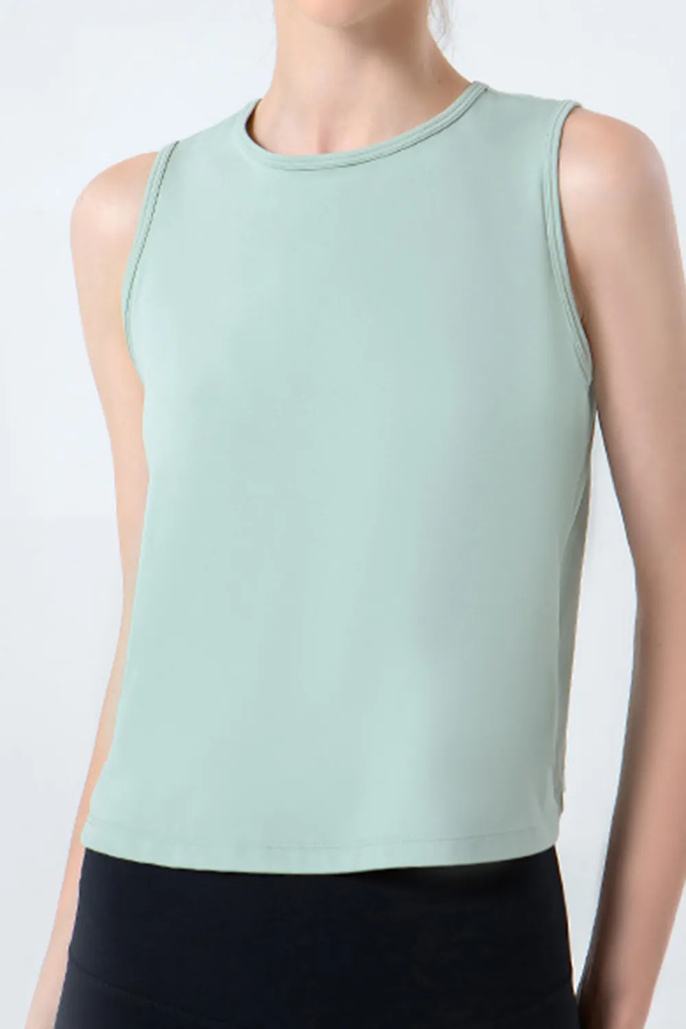 Round Neck Active Tank, image 2