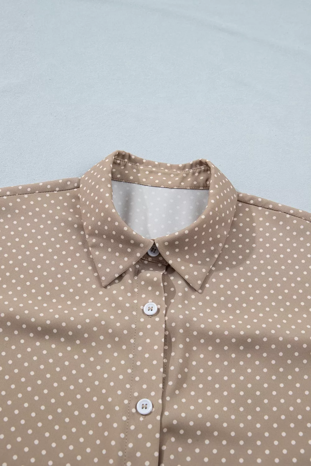 Polka Dot Print Short Sleeve Shirt, image 10