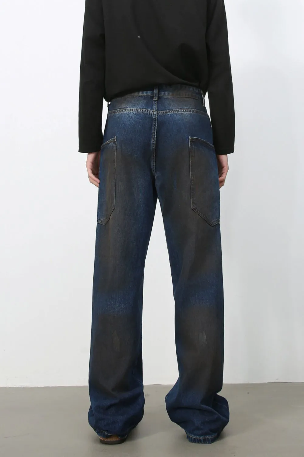 Men's Baggy Jeans with Pockets, image 2