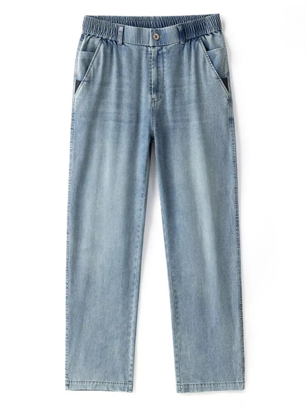 Men's Wide Leg Relaxed Fit Jeans, image 2