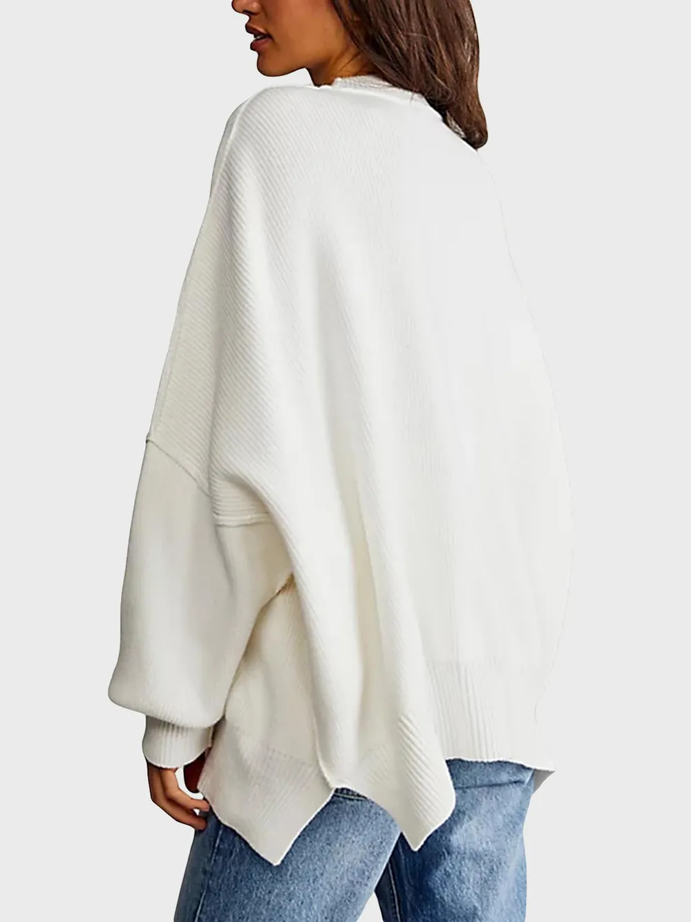 Round Neck Long Sleeve Sweater, image 14