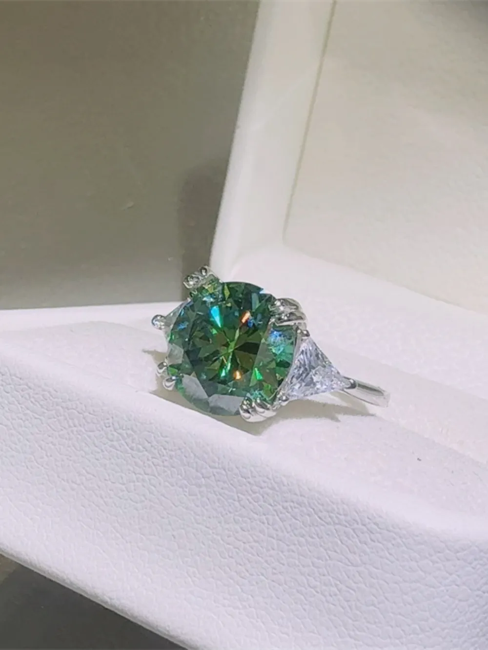 5 Carat Moissanite 925 Sterling Silver Ring, image 6