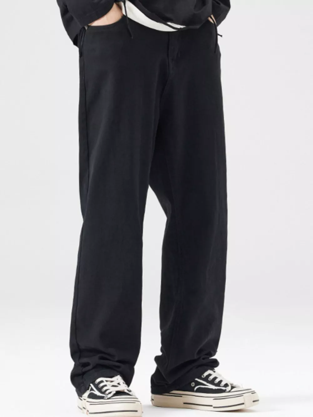 Men's Full Size Wide Leg Jeans Plus Size, image 2