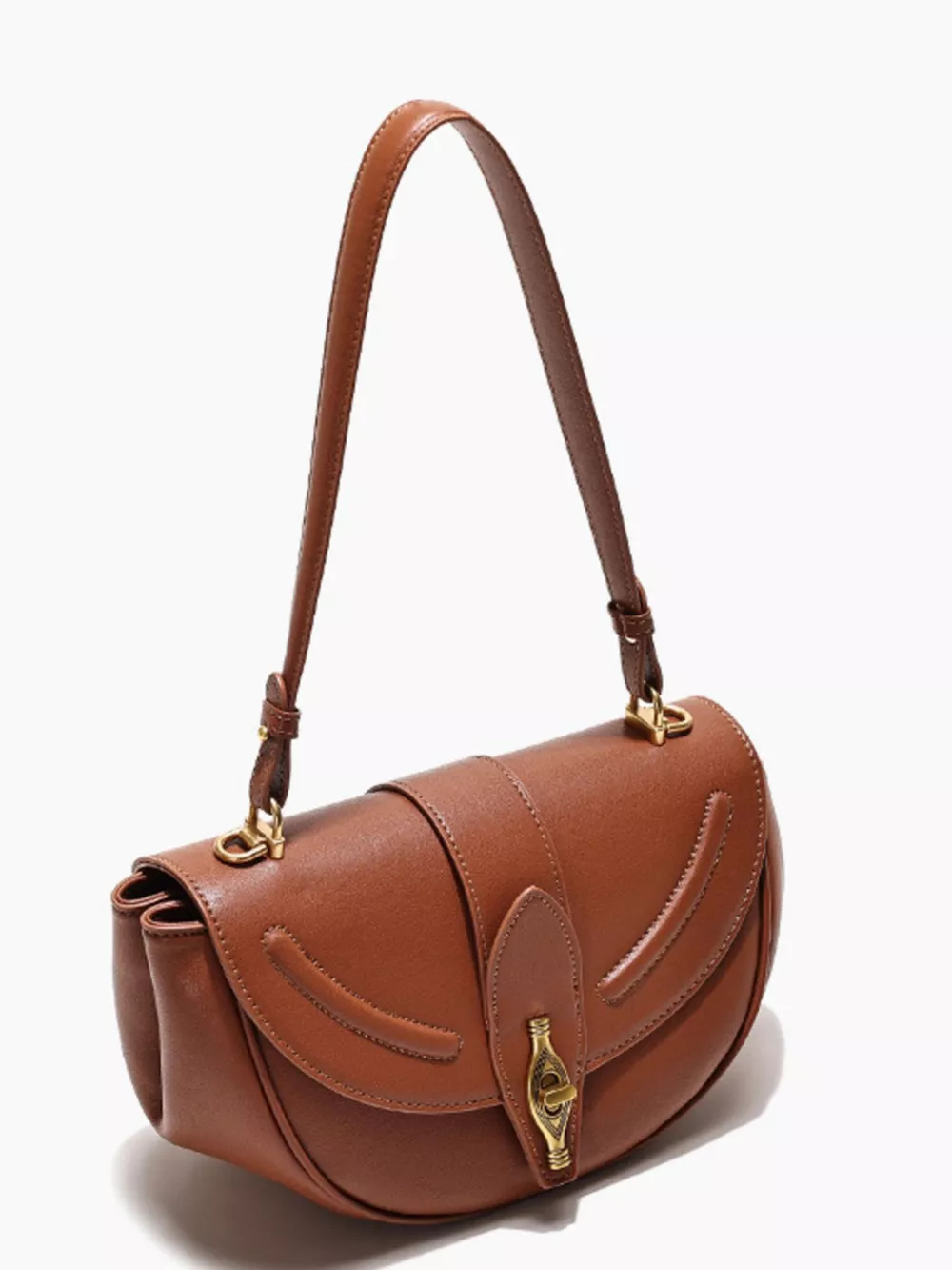 Vintage Saddle Shoulder Bag, image 3