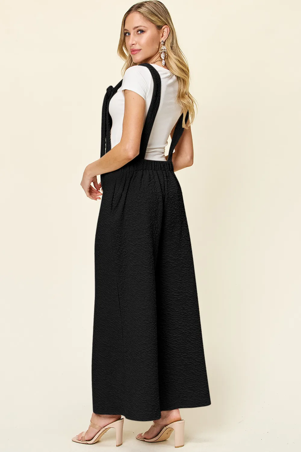Full Size Sleeveless Wide Leg Jumpsuit, image 2