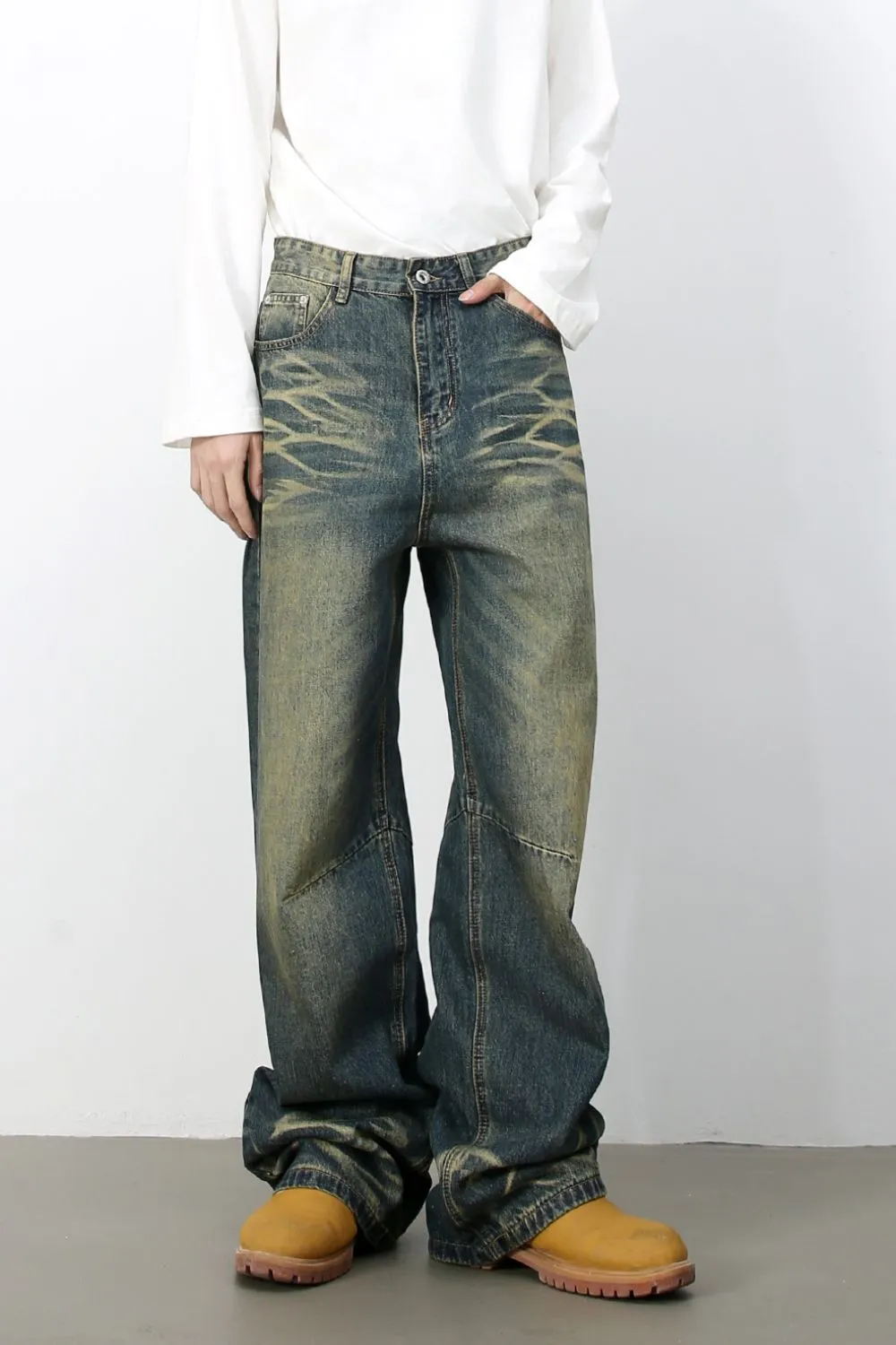 Men's Wide Leg Jeans
