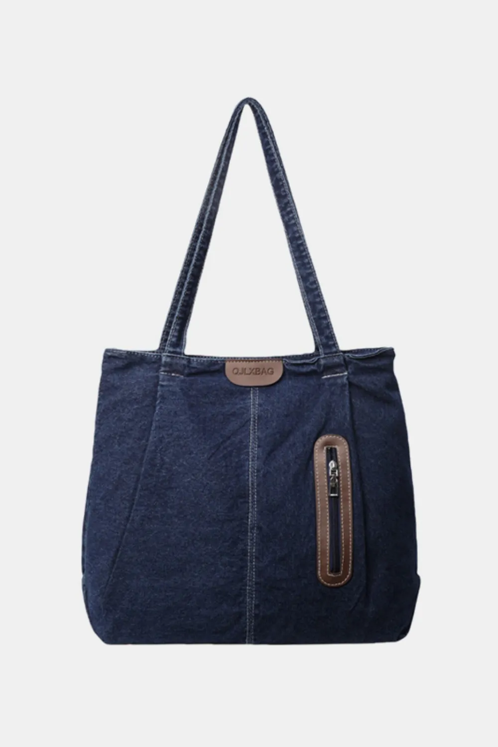 Medium Denim Tote Bag, image 3