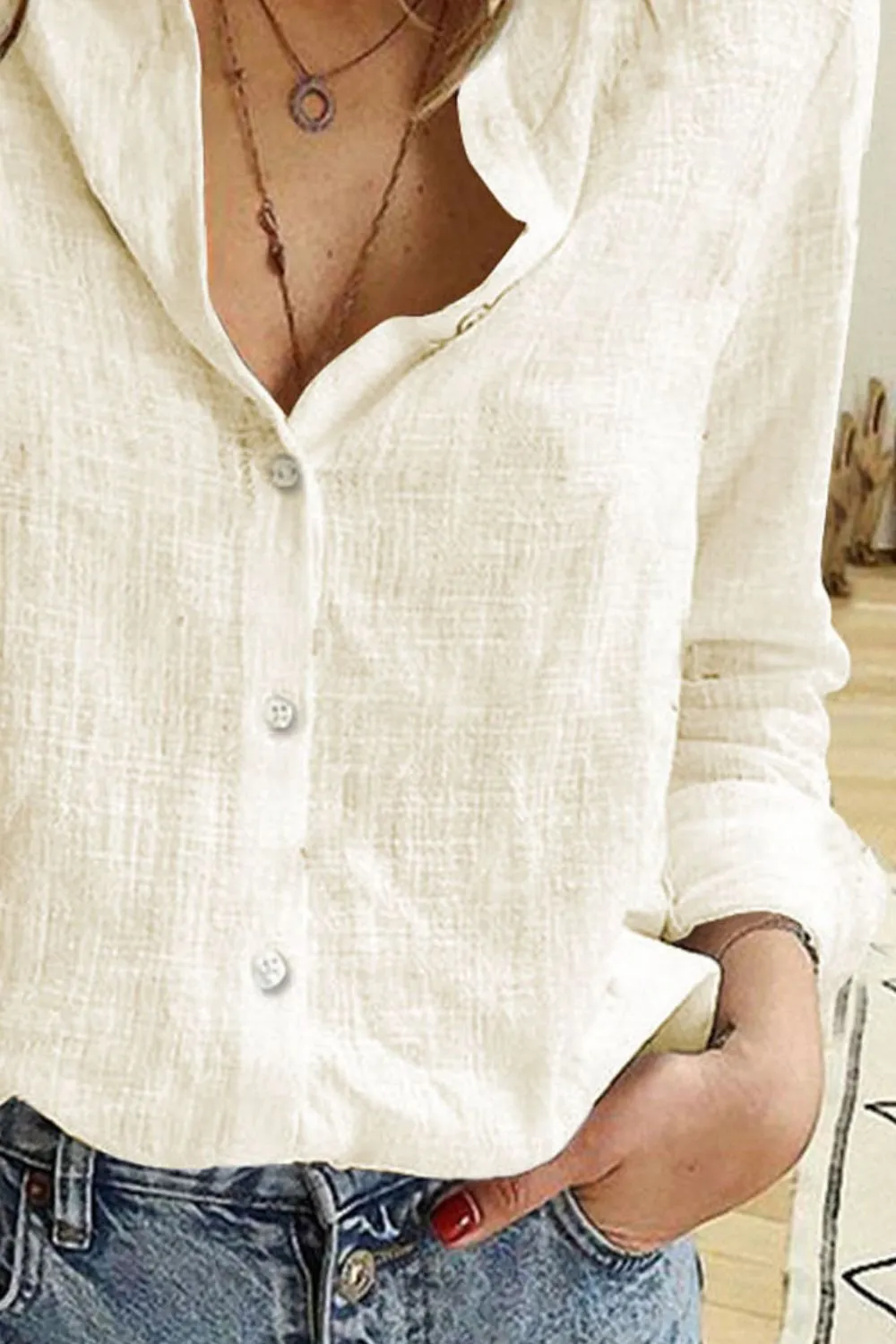 Button Up Long Sleeve Shirt, image 2
