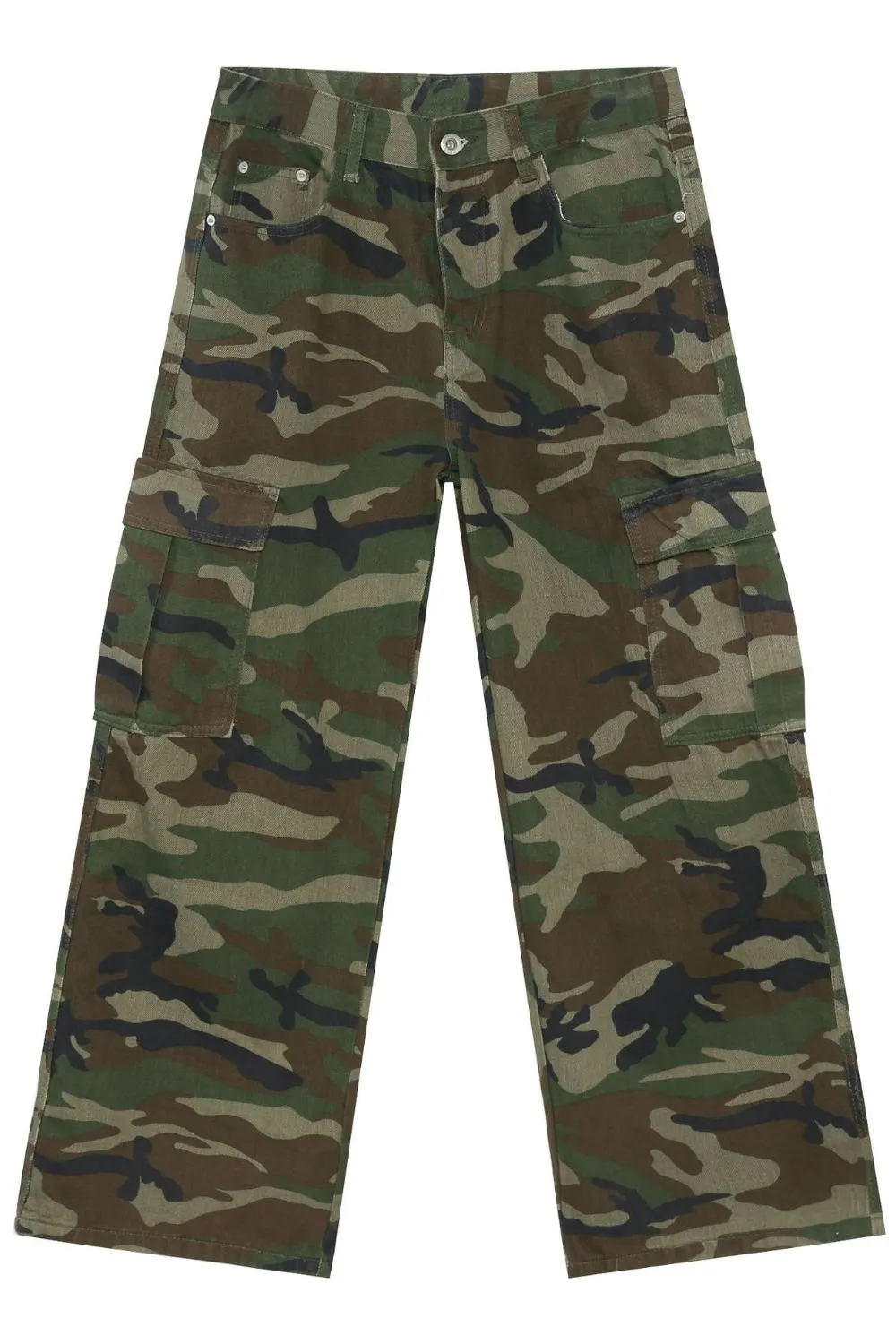 Men's Camouflage Jeans with Pockets, image 6