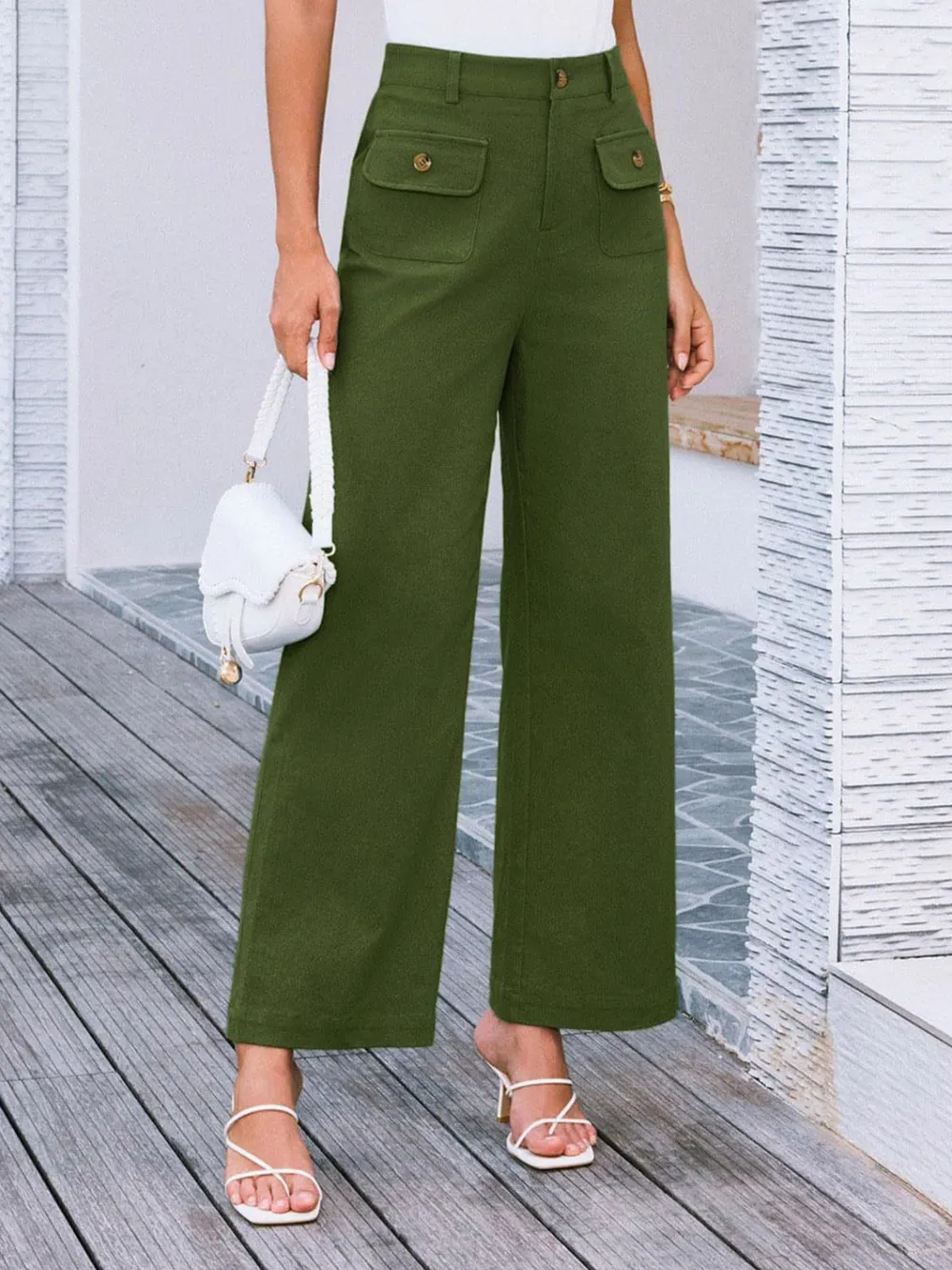 High Waist Wide Leg Pants, image 2