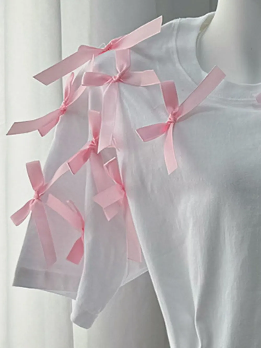 Bow Short Sleeve T-Shirt, image 4