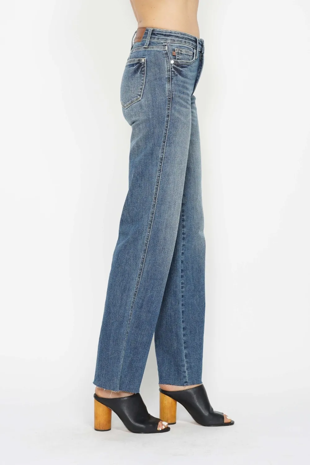 Full Size Tummy Control Straight Jeans, image 2