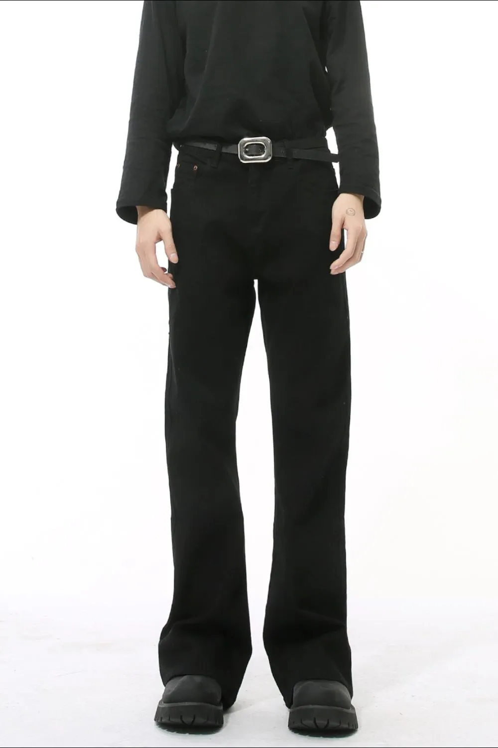 High Waist Jeans with Pockets, image 5