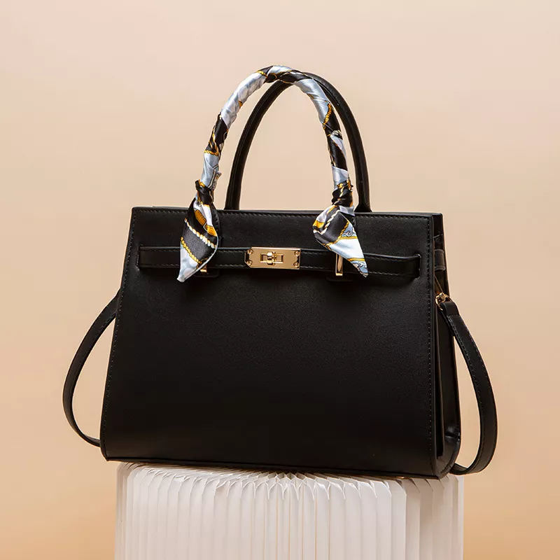 Top Handle Leather Handbag, image 5