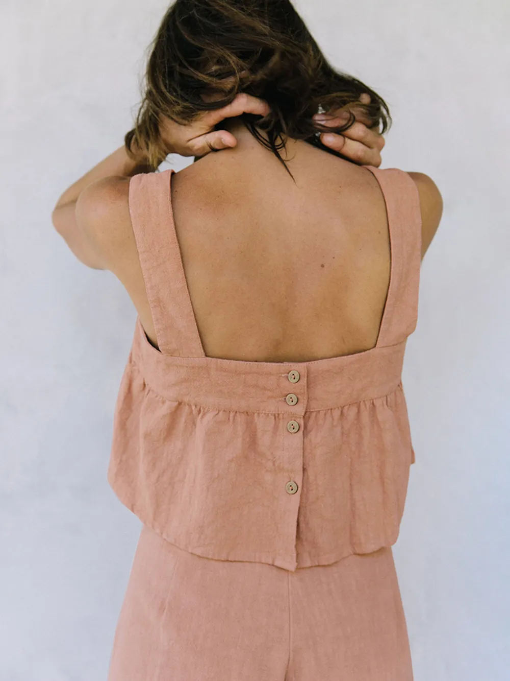 Square Neck Wide Strap Top and Pants Set, image 10