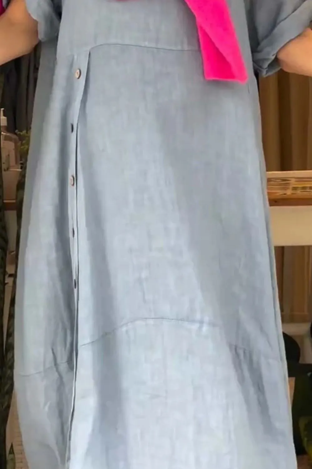 Full Size Relaxed Fit Short Sleeves Dress Plus Size, image 13