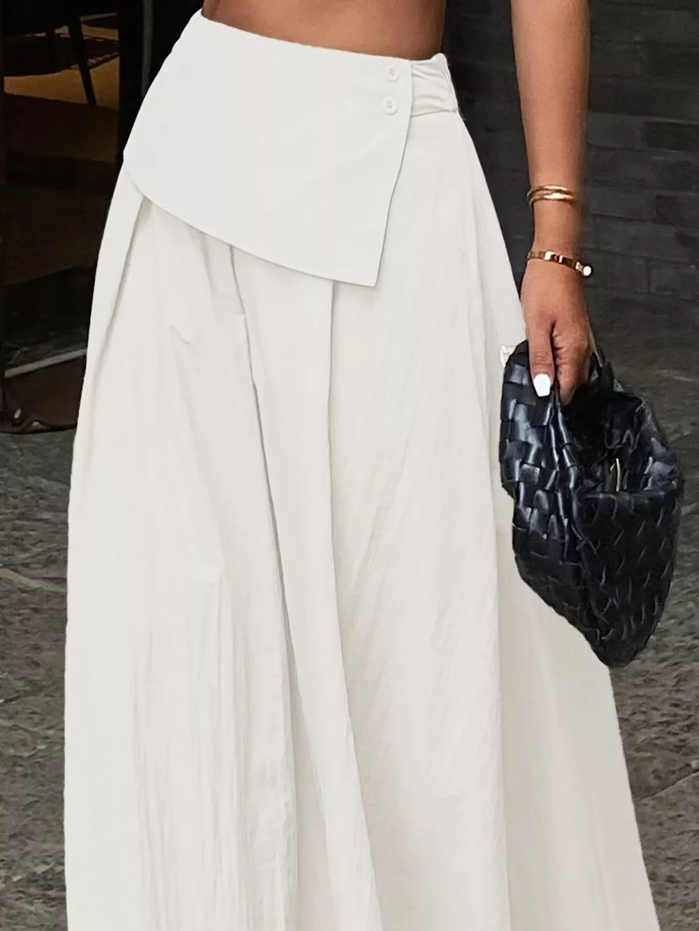 High-Waisted Maxi Skirt