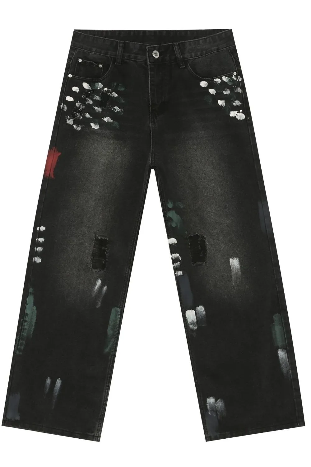 Men's Paint Loose Jeans, image 8