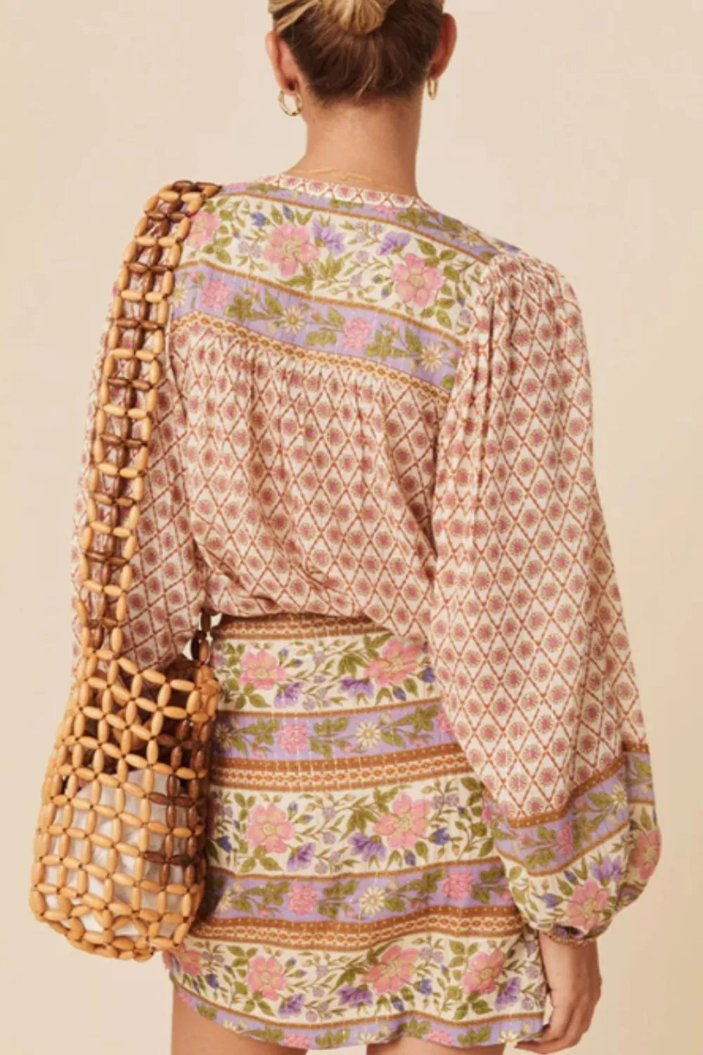 Printed Button Down Long Sleeve Shirt, image 6