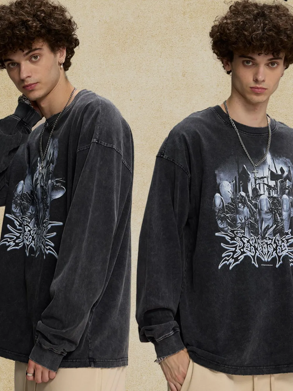 Men‘s Round Neck Graphic T-Shirt, image 2