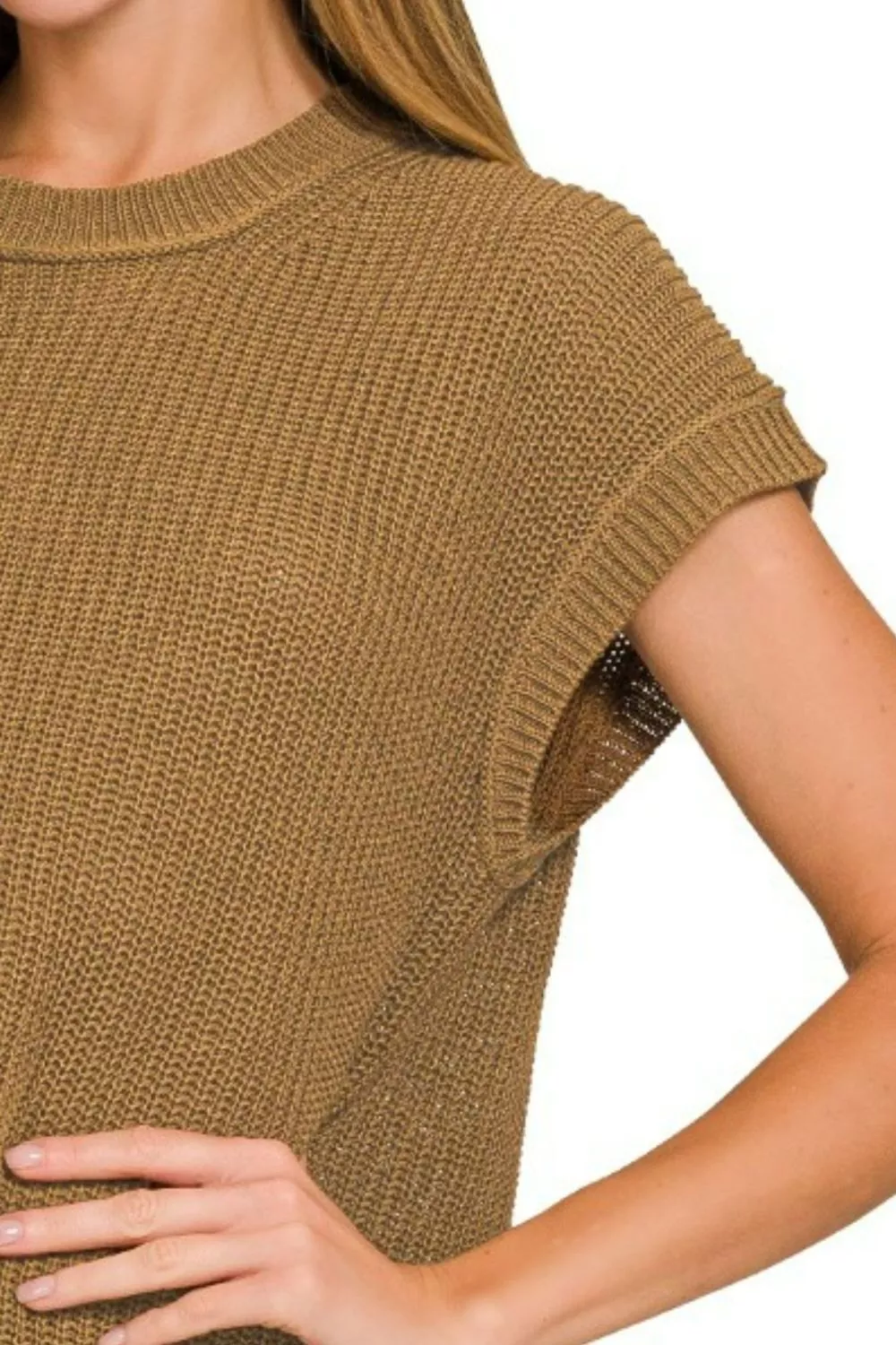 Oversized Crew Neck Sweater, image 2