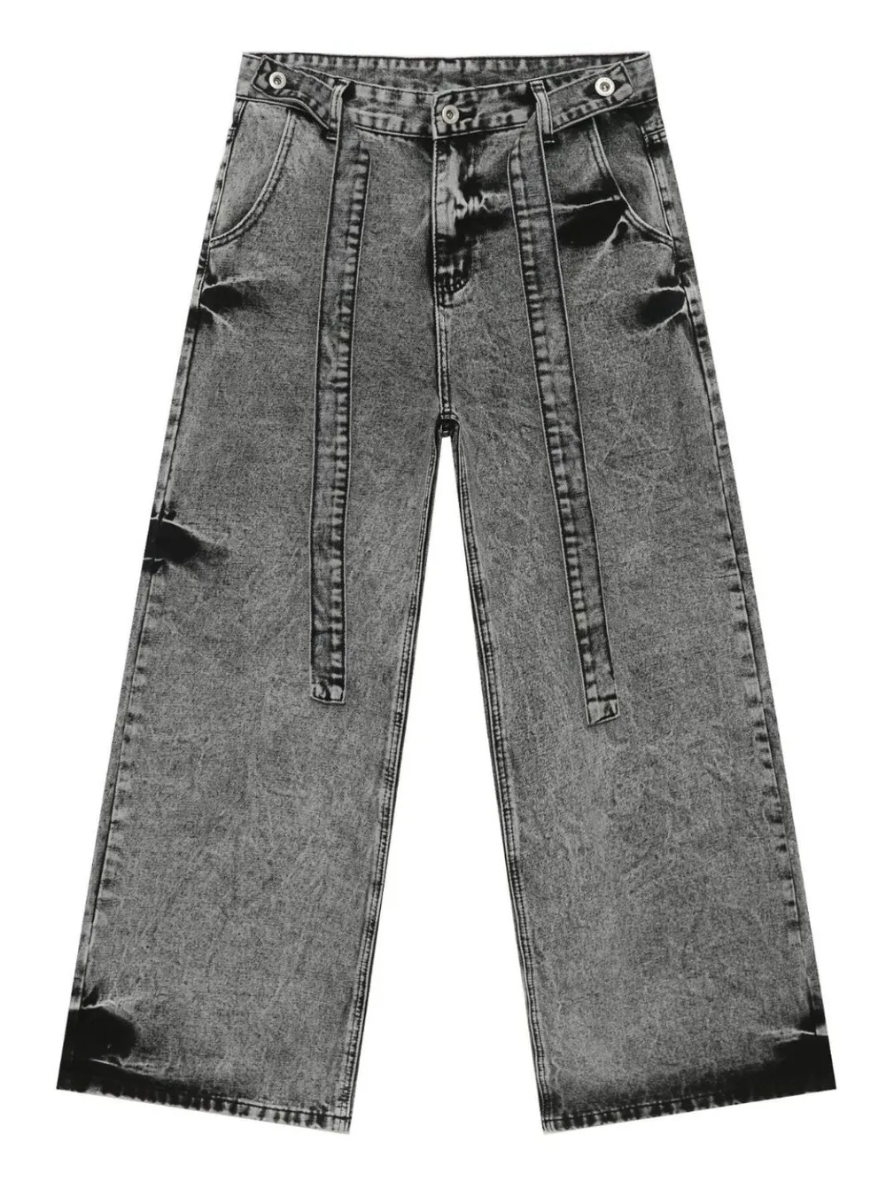 Men's Mid Rise Wide Leg Jeans, image 6