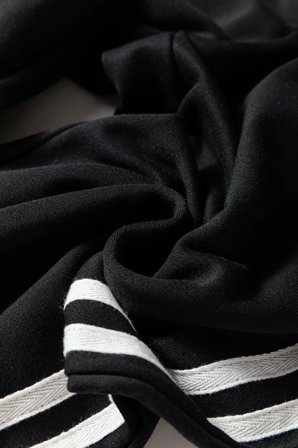 Striped Detail Crewneck Pullover Elastic Sweatpants 2pcs Outfit, image 9