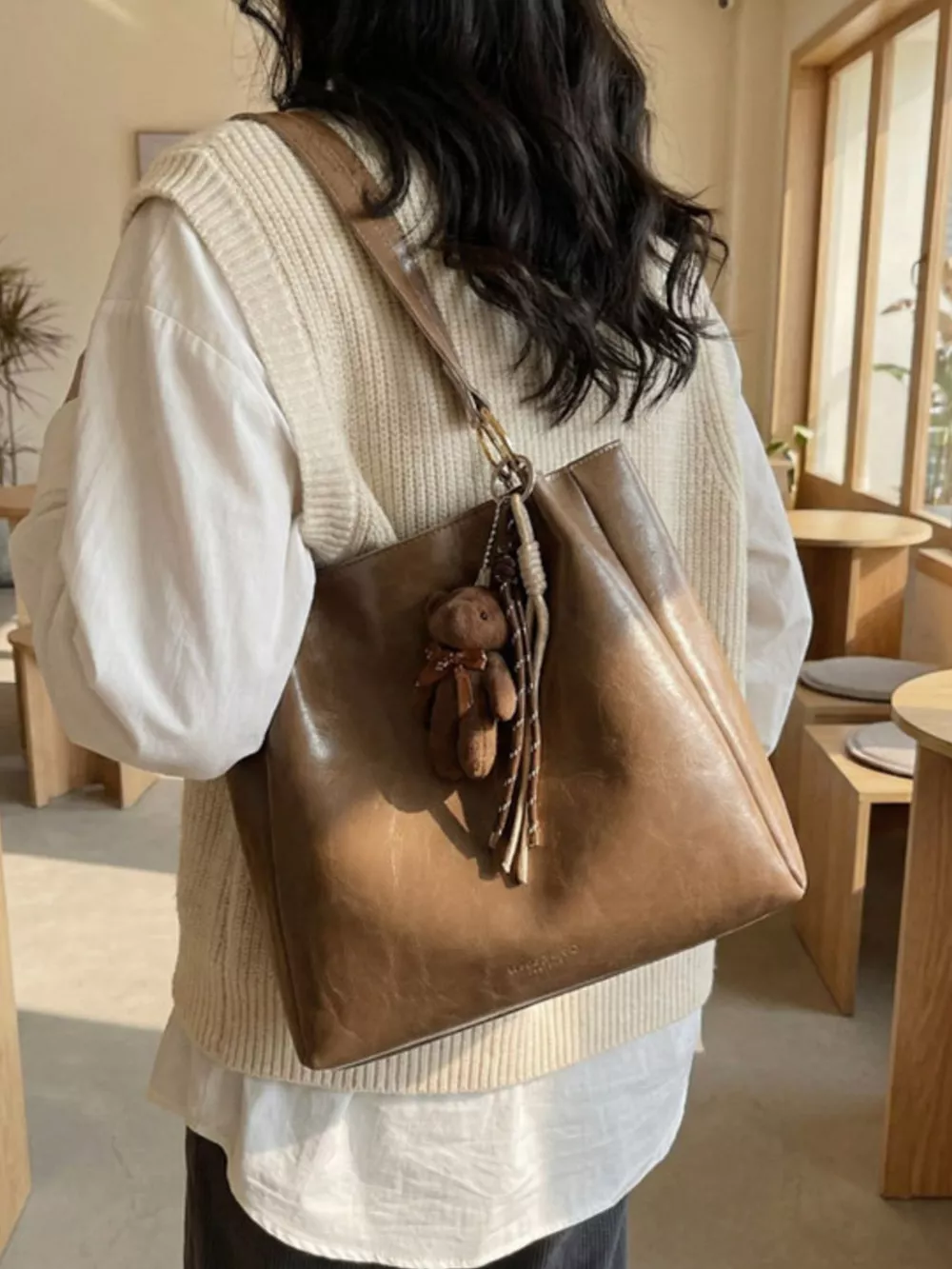 PU Leather Shoulder Bag, image 7