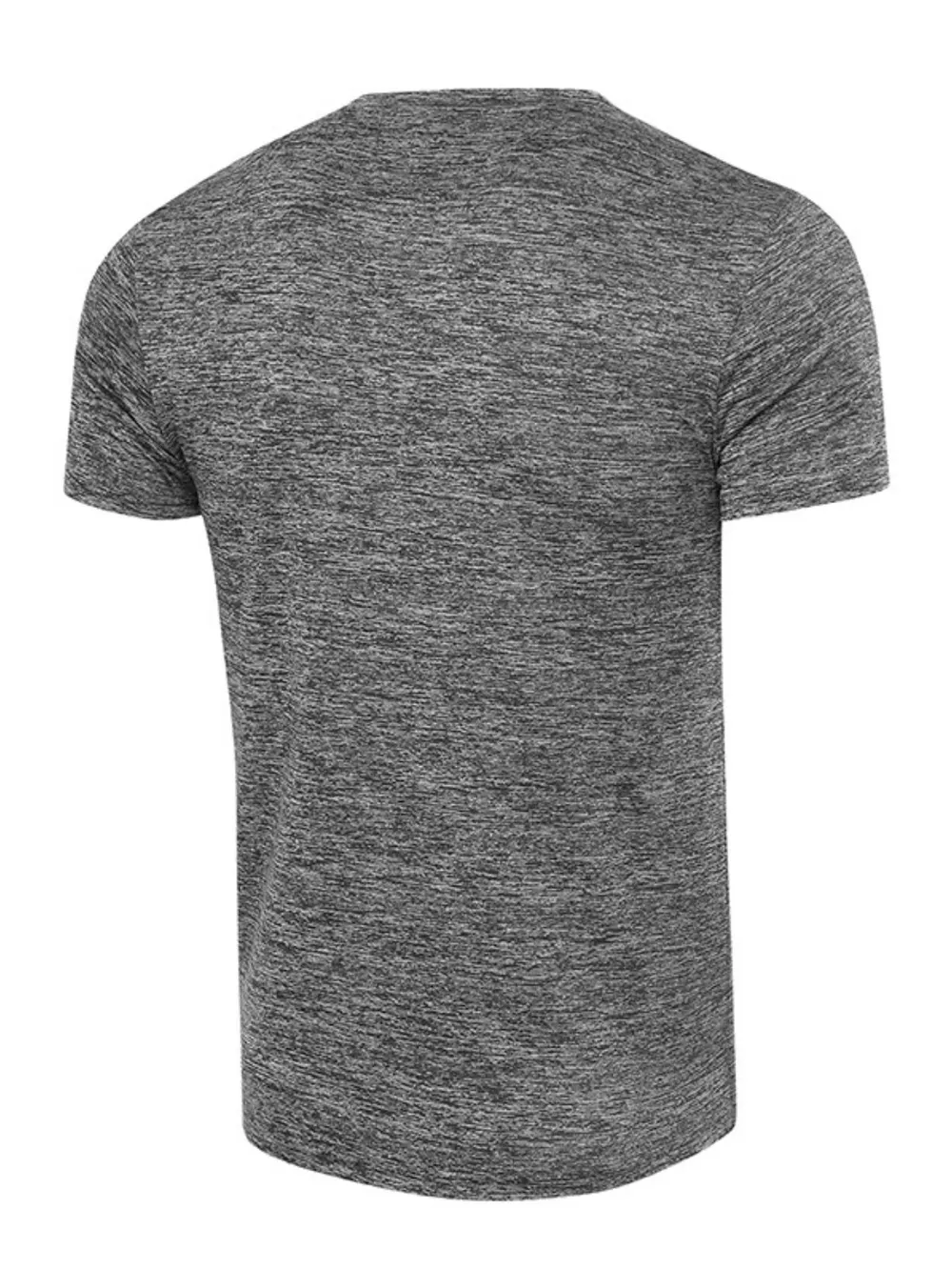 Men's Heathered Casual Round Neck T-Shirt, image 5