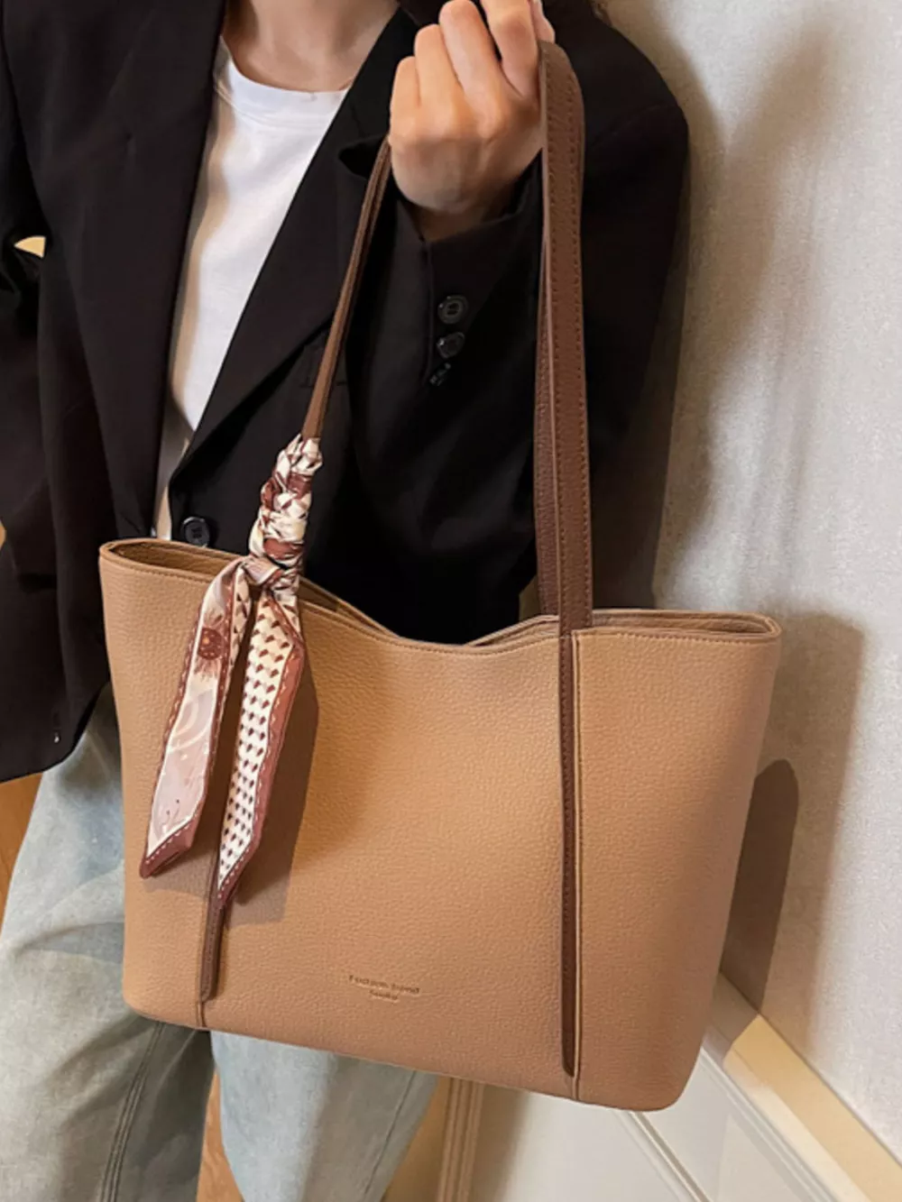 PU Leather Tote Bag, image 5