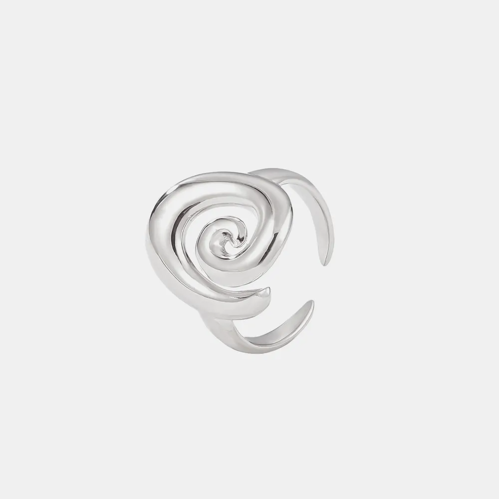 Titanium Steel Spiral Shape Ring, image 4