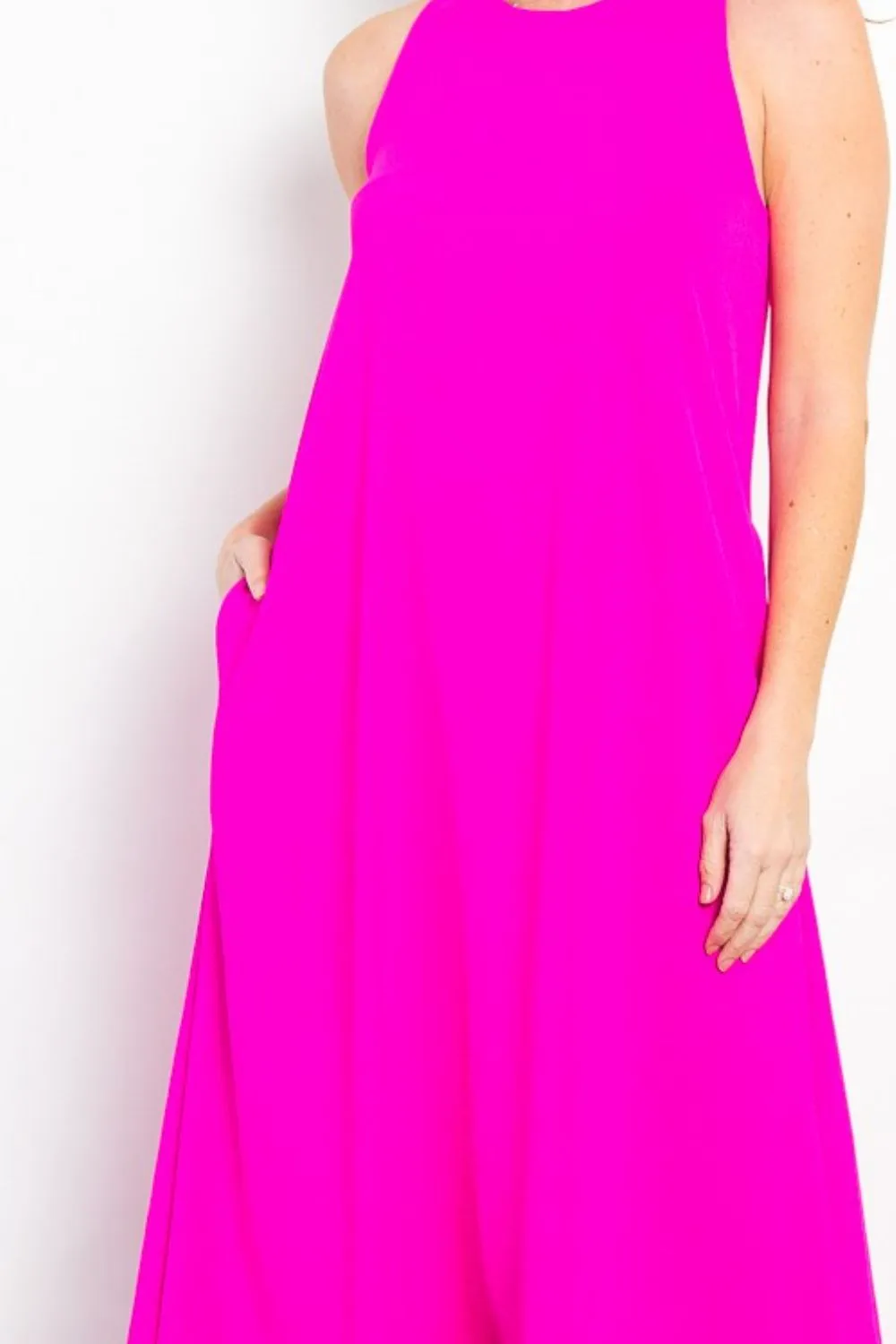 Midi Tank Dress with Pockets, image 2