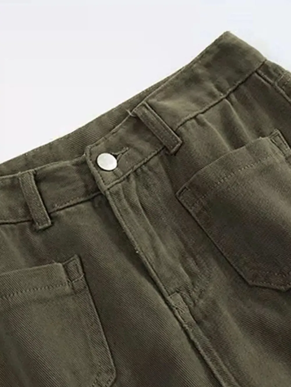 Full Size Wide Leg Pants with Pockets Plus Size, image 2
